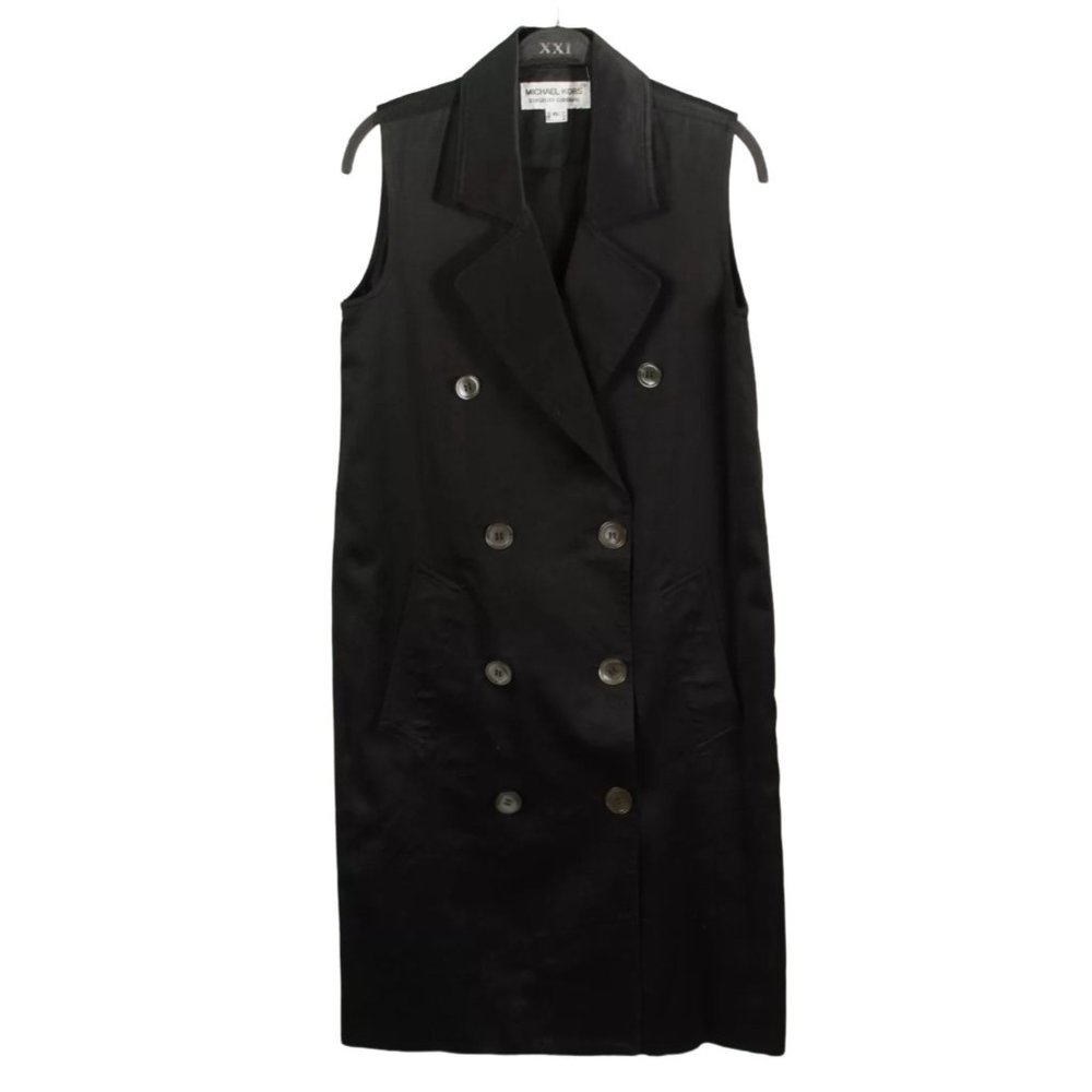 Michael Kors Bergdorf Goodman Women's Black Coat Dress Size 6